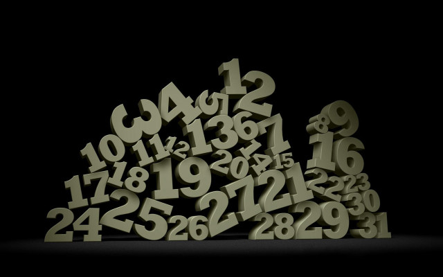 Clock numbers dark room black free wallpaper - medium preview image