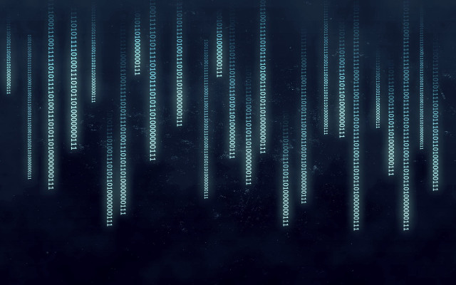 Dark background white numbers blue free wallpaper - medium preview image