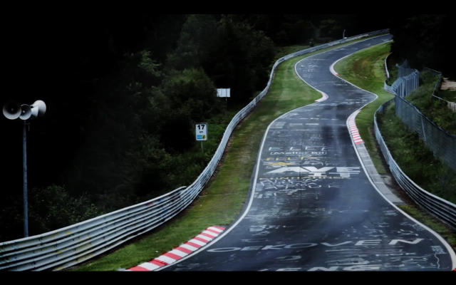 Winding road night sign street free wallpaper - medium preview image