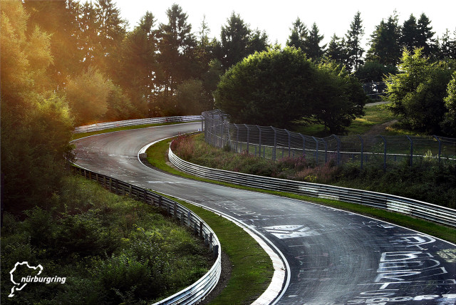 Winding road fence trees background free wallpaper - medium preview image