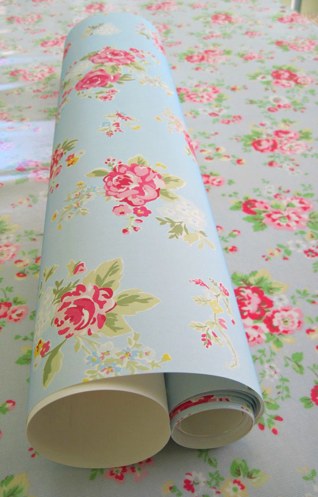 Paper roll flower pattern table #2 free wallpaper - medium preview image