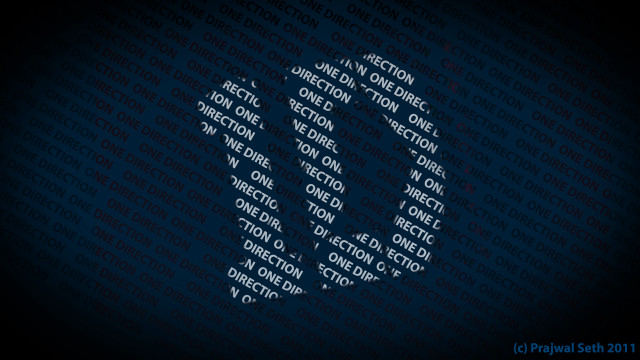 Dark blue background white arrow free wallpaper - medium preview image
