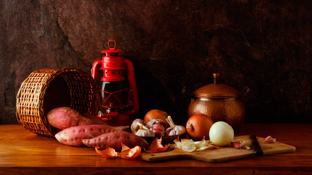 Table basket image photo scenery free wallpaper - medium preview image