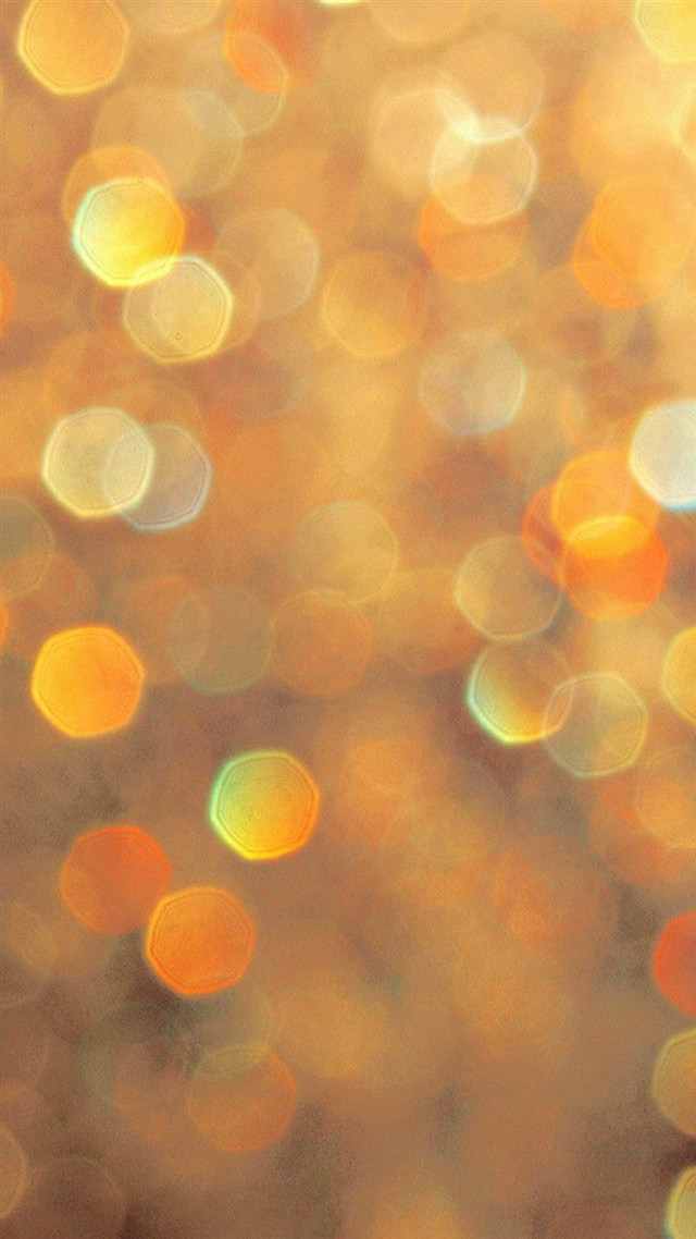 Blurry lights sky orange yellow free wallpaper - medium preview image
