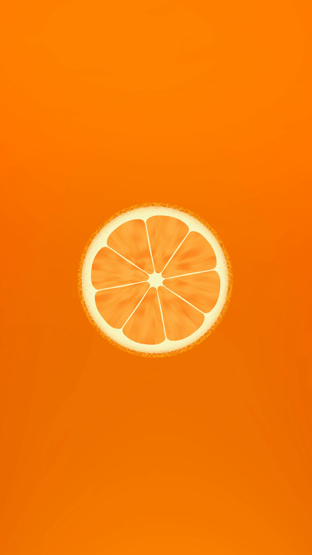 Slice of orange in the free wallpaper - medium preview image