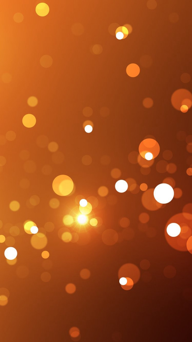 Blurry orange background circles of free wallpaper - medium preview image