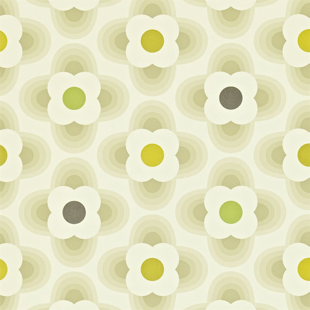 Yellow white flower pattern black free wallpaper - medium preview image