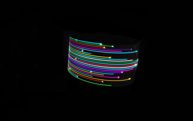 Colorful light object dark rimlights free wallpaper - medium preview image