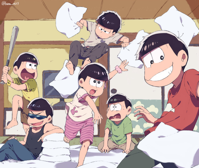 Group people bed room sheets free wallpaper - medium preview image