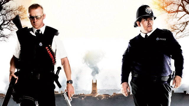 Two men uniforms guns smoke free wallpaper - medium preview image