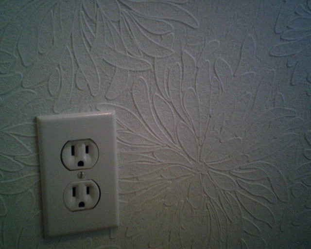 White wall flower design light free wallpaper - medium preview image
