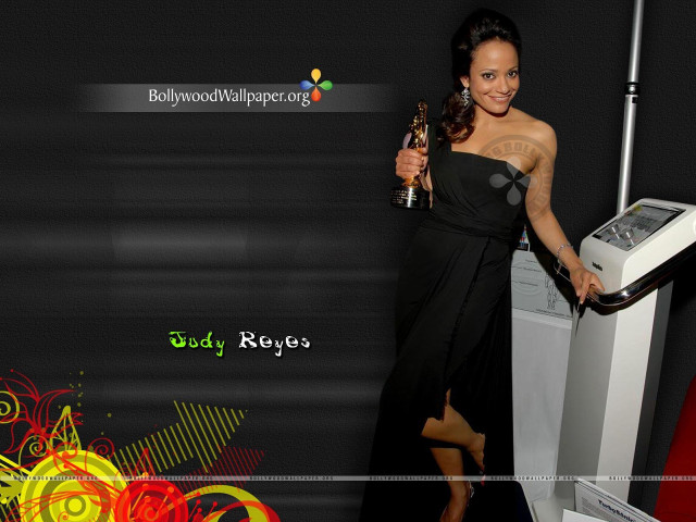 Woman trophy machine red ribbon free wallpaper - medium preview image