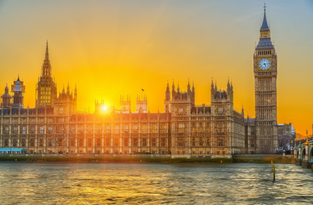 Large building clock tower water #6 free wallpaper - medium preview image