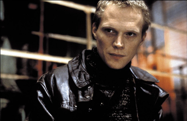 Man leather jacket serious look #10 free wallpaper - medium preview image