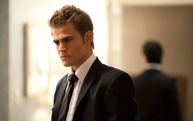Man suit tie looking camera free wallpaper - medium preview image