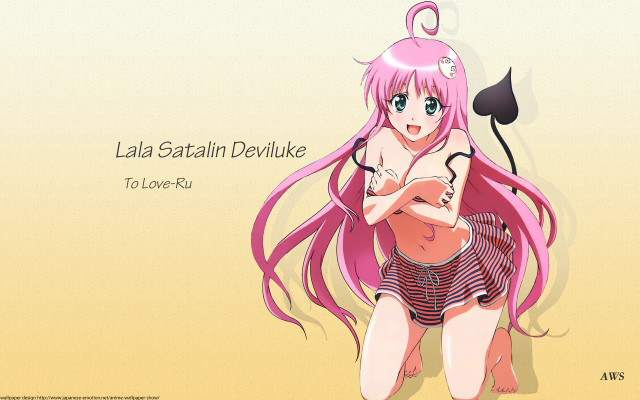 Girl pink hair black cat free wallpaper - medium preview image