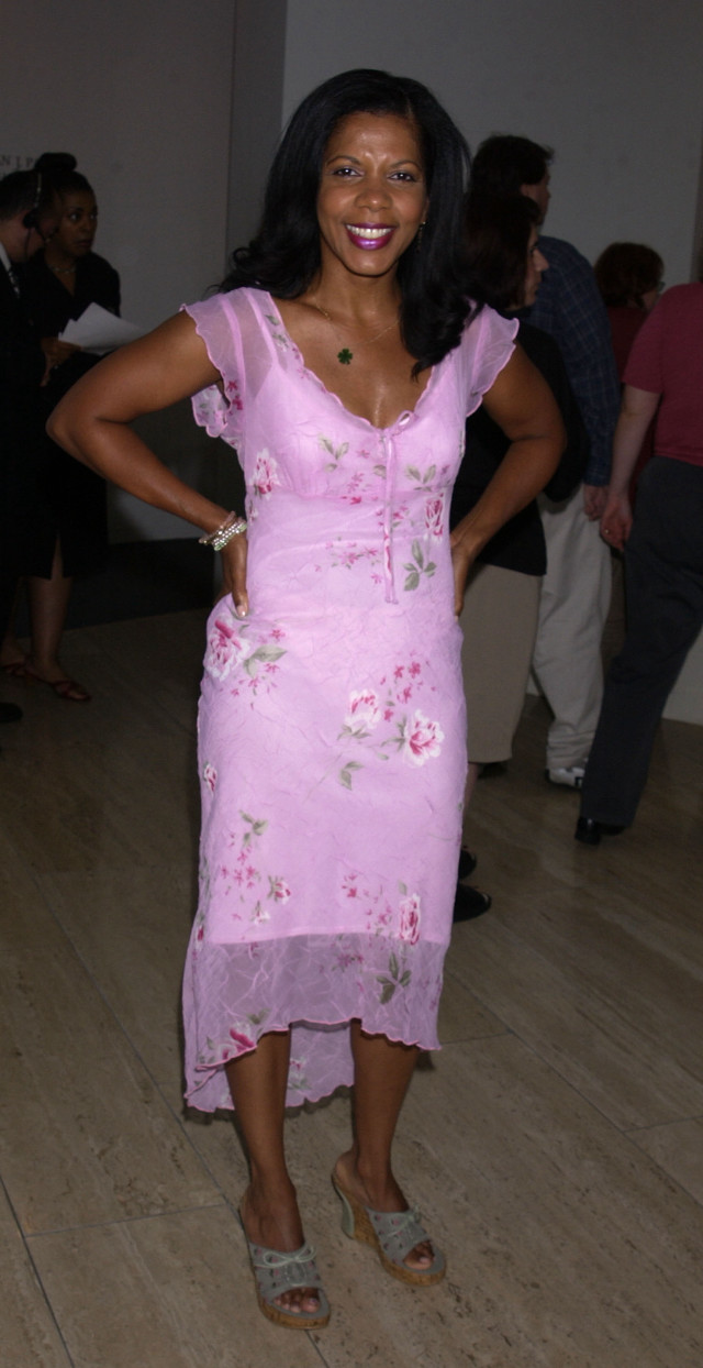 Woman pink dress smiling floral free wallpaper - medium preview image