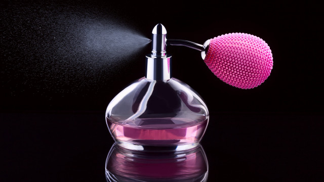 Pink object black surface black free wallpaper - medium preview image