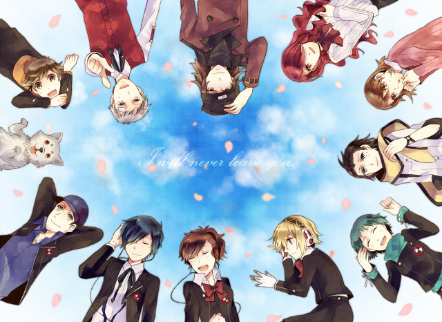 Group circle hands hips faces free wallpaper - medium preview image
