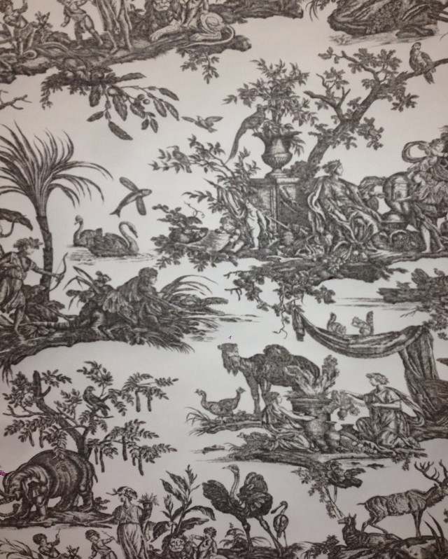 Forest scene animals trees drawing free wallpaper - medium preview image