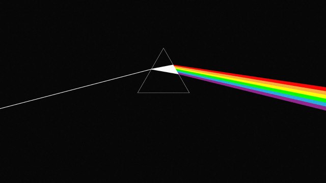 Dark side moon rainbow light #14 free wallpaper - medium preview image