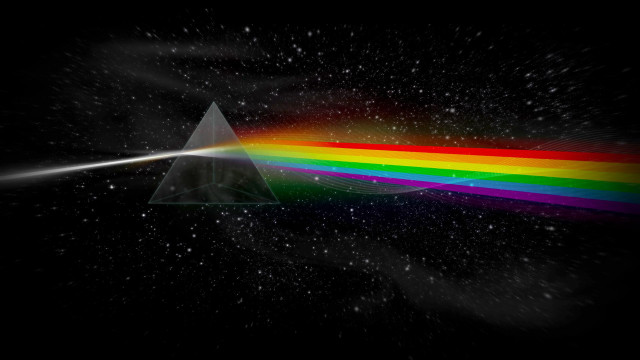 Dark side moon rainbow stars #3 free wallpaper - medium preview image