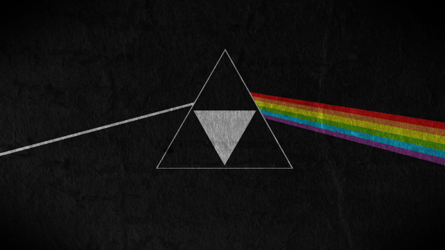 Dark side moon rainbow triangle #12 free wallpaper - medium preview image