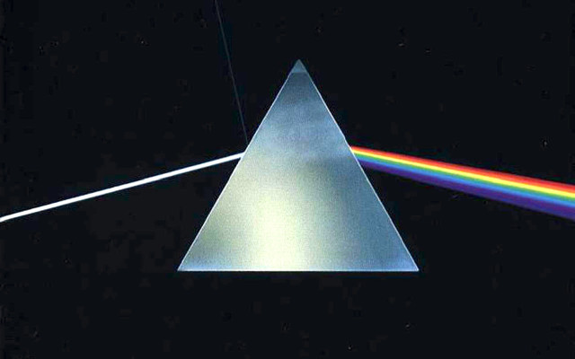 Pink floyd rainbow triangle dark free wallpaper - medium preview image