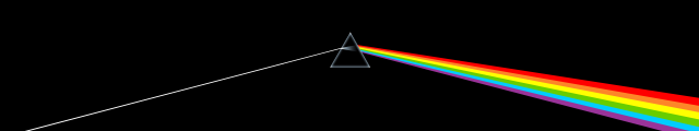 Rainbow light dark moon white free wallpaper - medium preview image