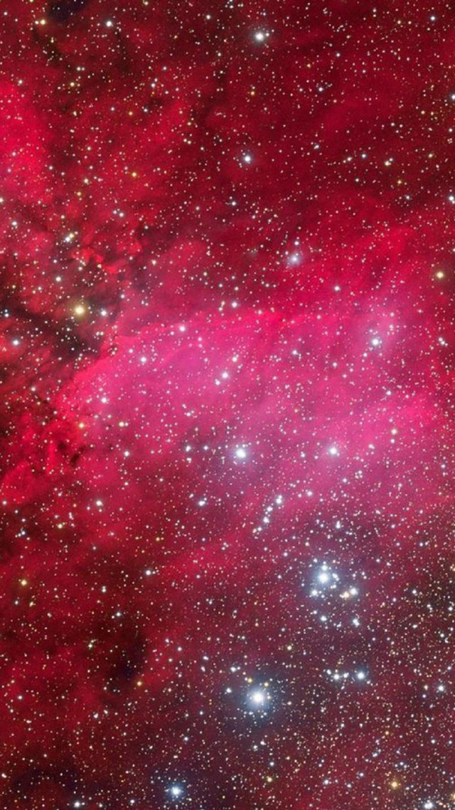 Red star cluster sky white free wallpaper - medium preview image