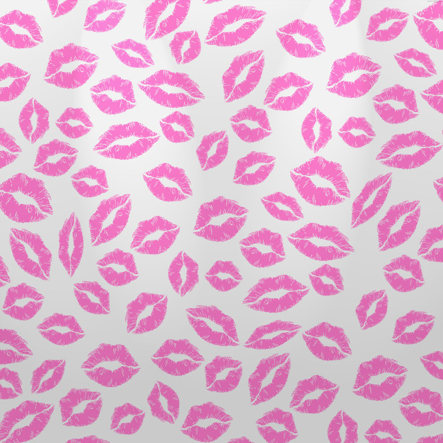 Pink white background lipstick prints free wallpaper - medium preview image