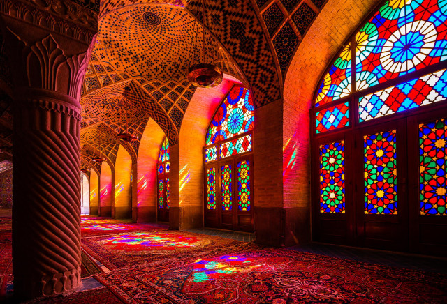 Large room stained glass windows free wallpaper - medium preview image