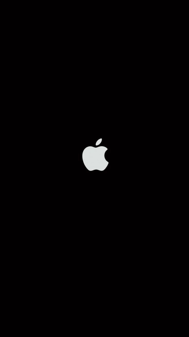Apple logo black background image #2 free wallpaper - medium preview image