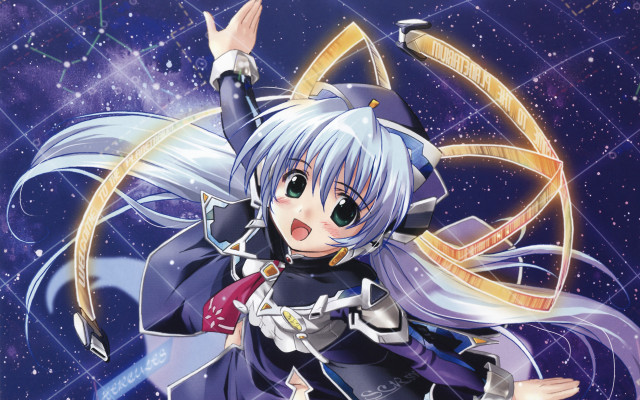 Anime character long white hair #6 free wallpaper - medium preview image