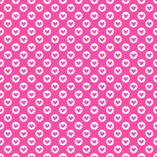 Pink background hearts white dot free wallpaper - medium preview image