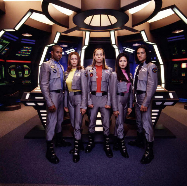 Group suits room lights spaceship free wallpaper - medium preview image
