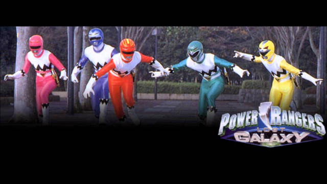 Power rangers dancing lineup galaxy free wallpaper - medium preview image