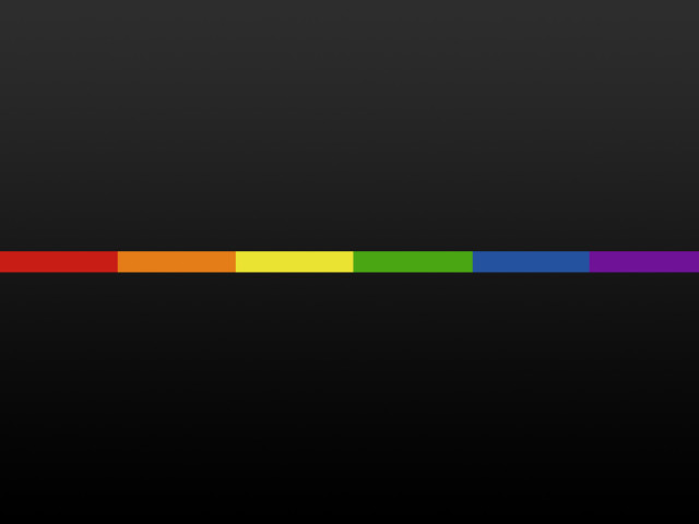 Rainbow line black background minimalist free wallpaper - medium preview image