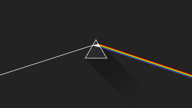 Dark side moon rainbow white #8 free wallpaper - medium preview image