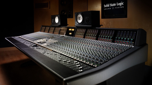 Soundboard mixing studio soundequipment wall free wallpaper - medium preview image
