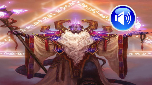 Wizard with staff fire magic free wallpaper - medium preview image