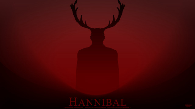 Red deer head horns dark free wallpaper - medium preview image