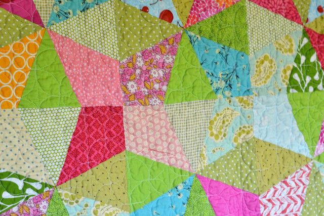 Colorful quilt swirly pattern flower free wallpaper - medium preview image