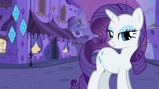 Pony castle purple night star free wallpaper - medium preview image