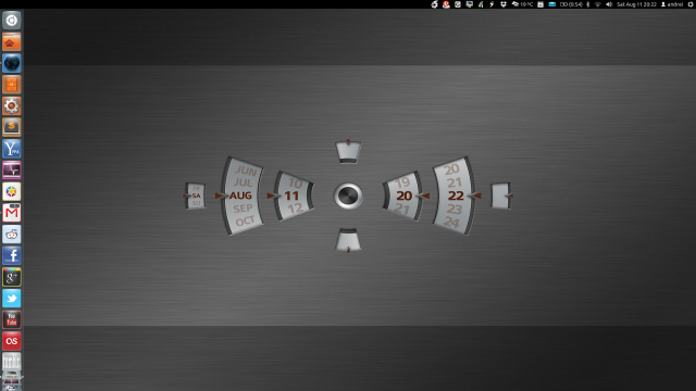 Metal plate clock numbers sides free wallpaper - medium preview image