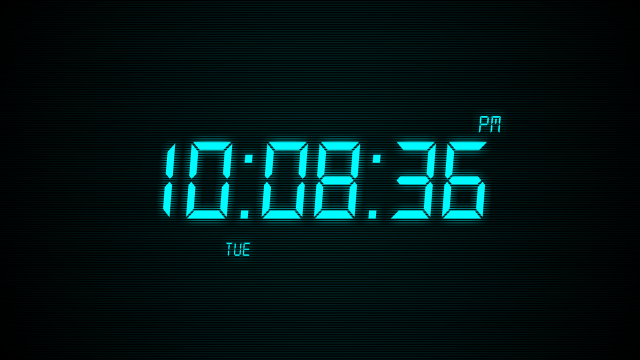 Digital clock time 3 #30 free wallpaper - medium preview image