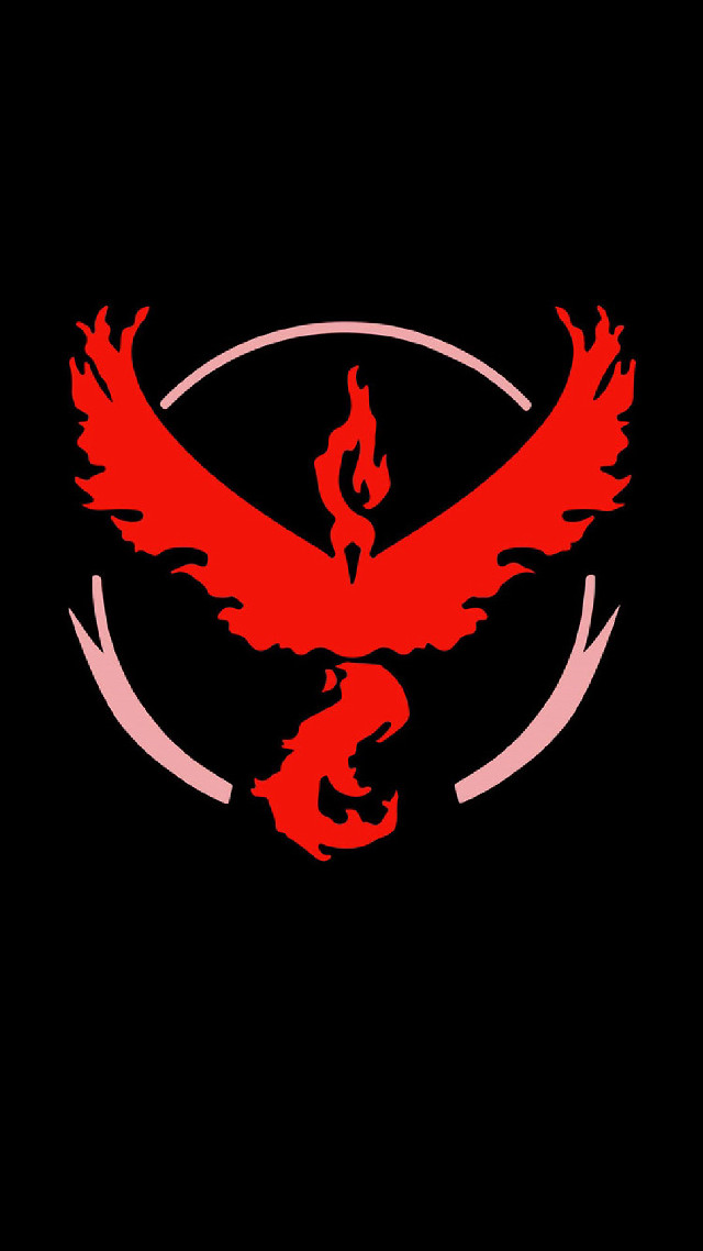 Red bird black background red #2 free wallpaper - medium preview image