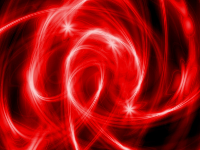 Red swirl stars black background free wallpaper - medium preview image
