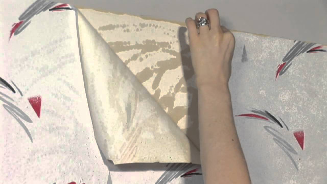 Person painting wall white red free wallpaper - medium preview image