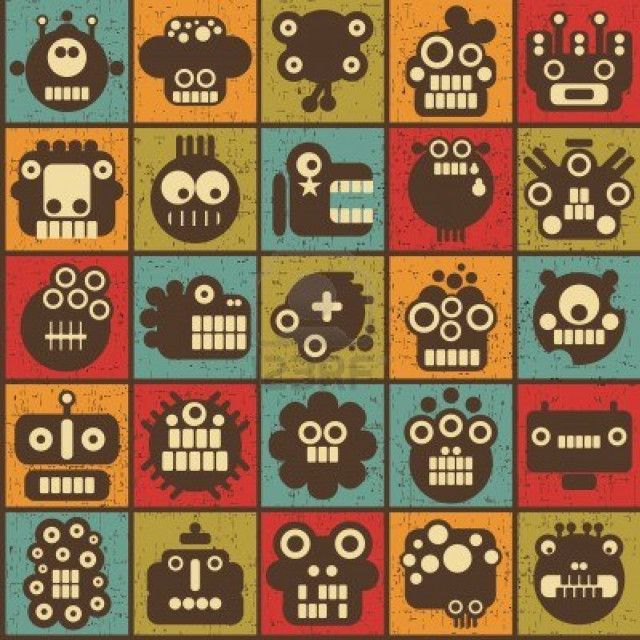 Skulls poster cross design artwork free wallpaper - medium preview image